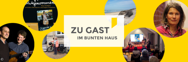 Banner Vortragsreihe zu gast im bunten haus