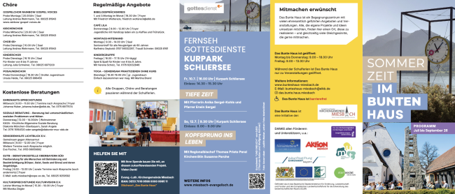 programm buntes haus miesbach Juli bis september 2026